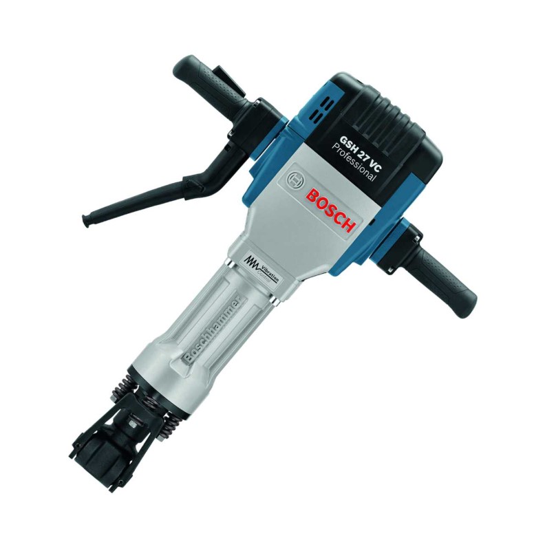 Bosch GSH 27 VC Professional Breaker – Ultra Heavy Duty Electric Demolition Hammer with Vibration Control System for Concrete, Asphalt, and Road Breaking Applications